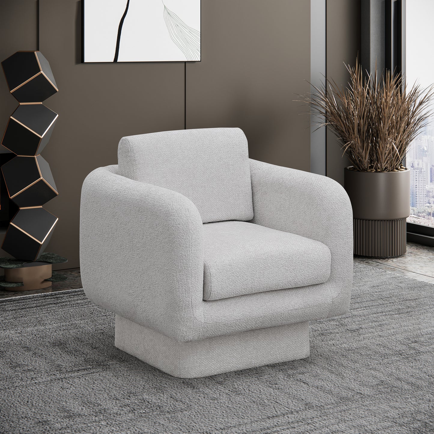 swivel accent chair