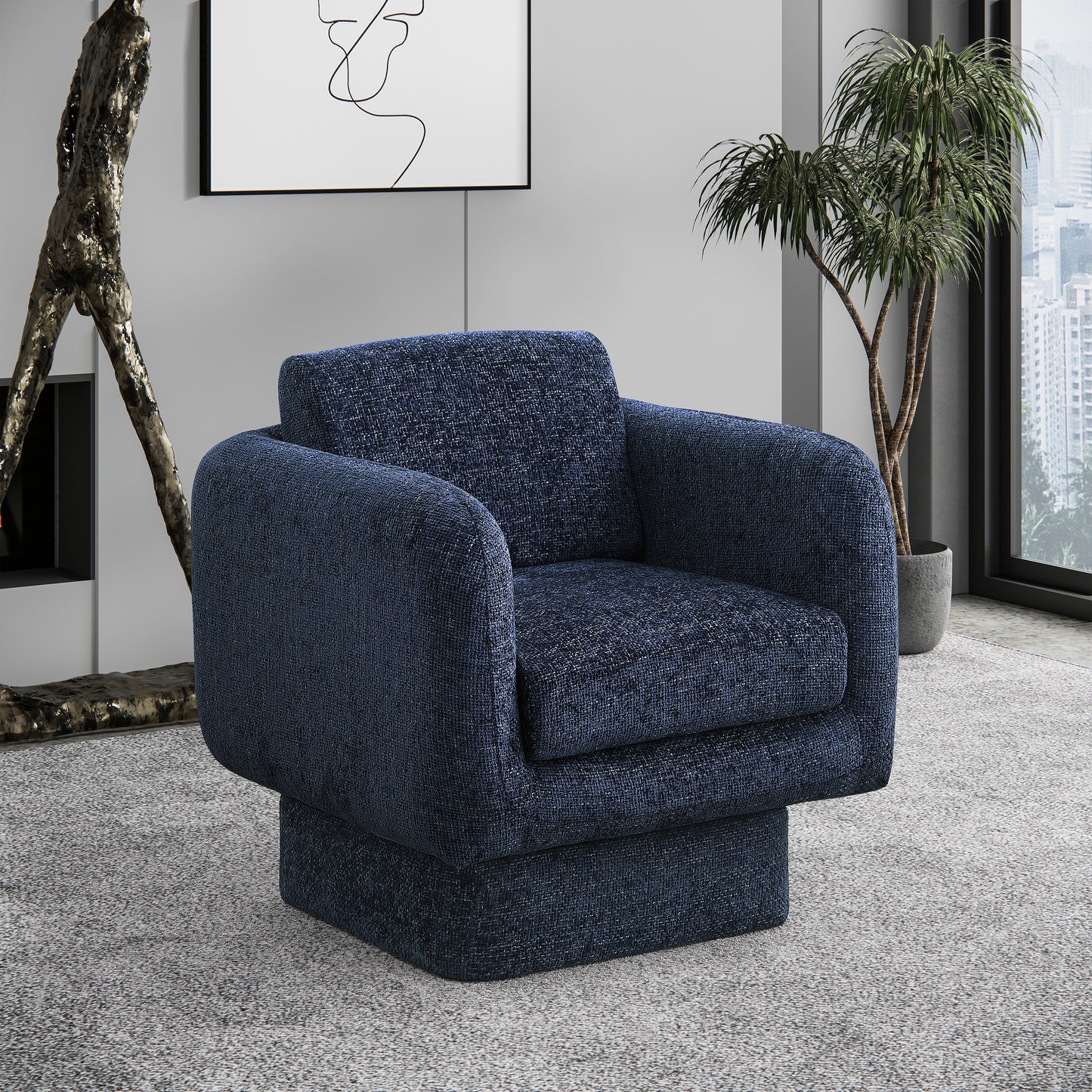 swivel accent chair