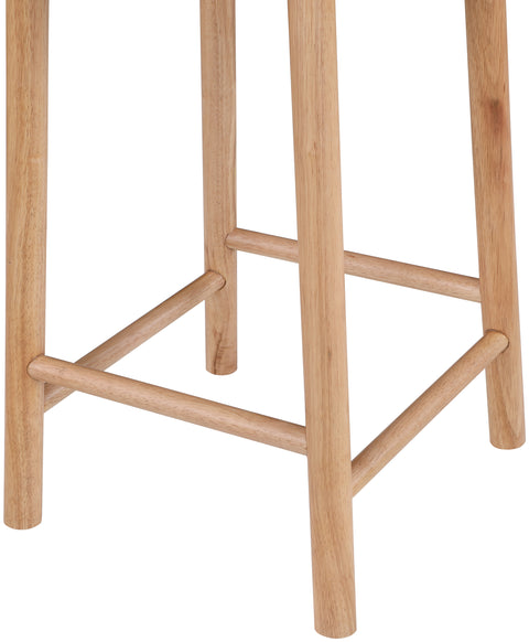 Heidi Cream Faux Leather Stool C