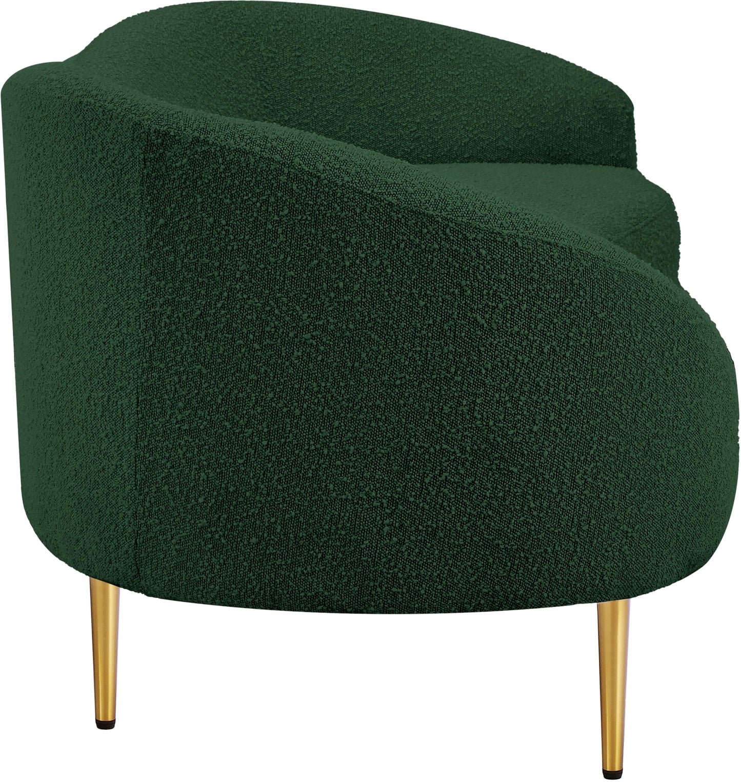 maddox green boucle fabric sofa s