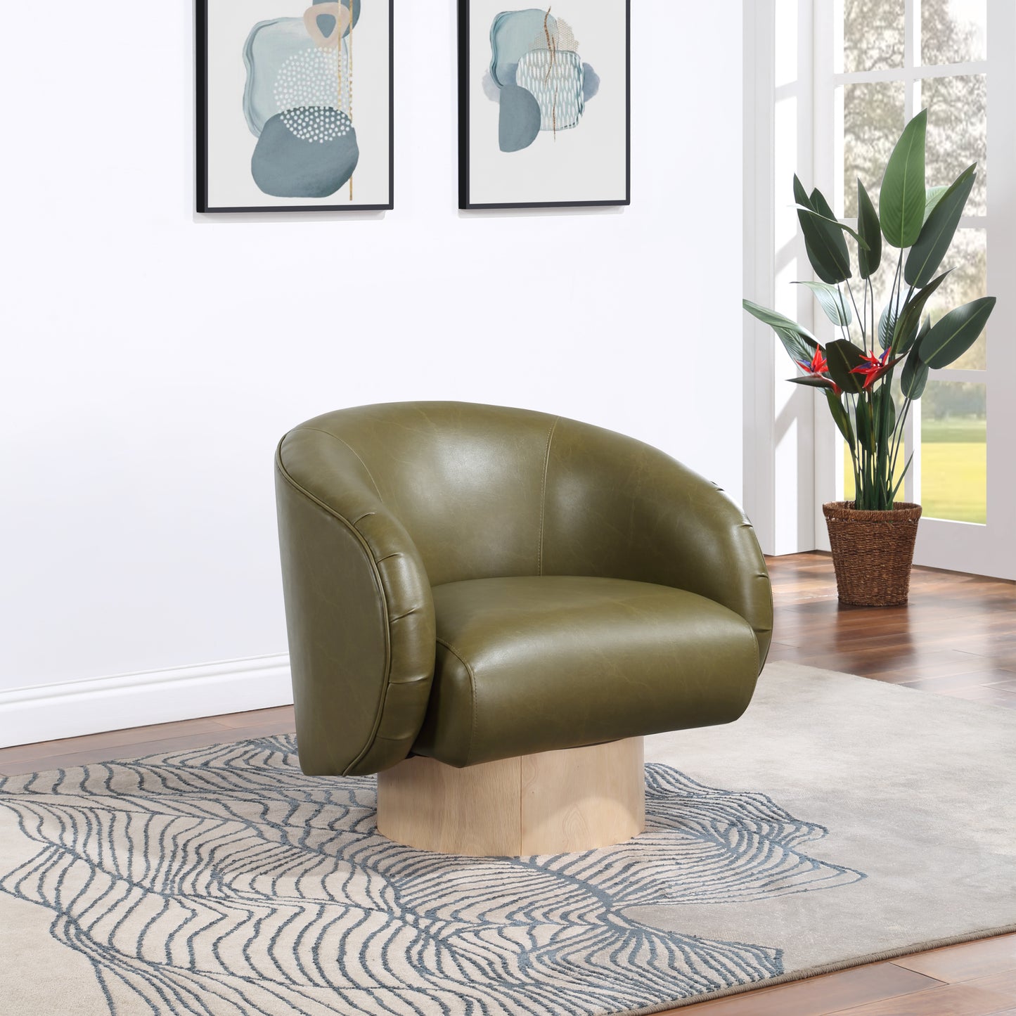 swivel accent chair