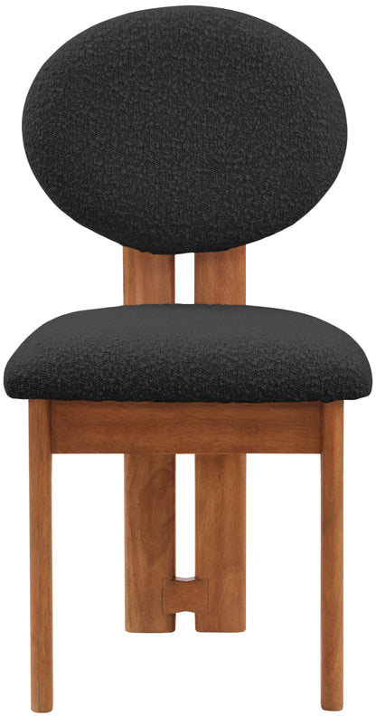 Manchester Black Boucle Fabric Dining Chair