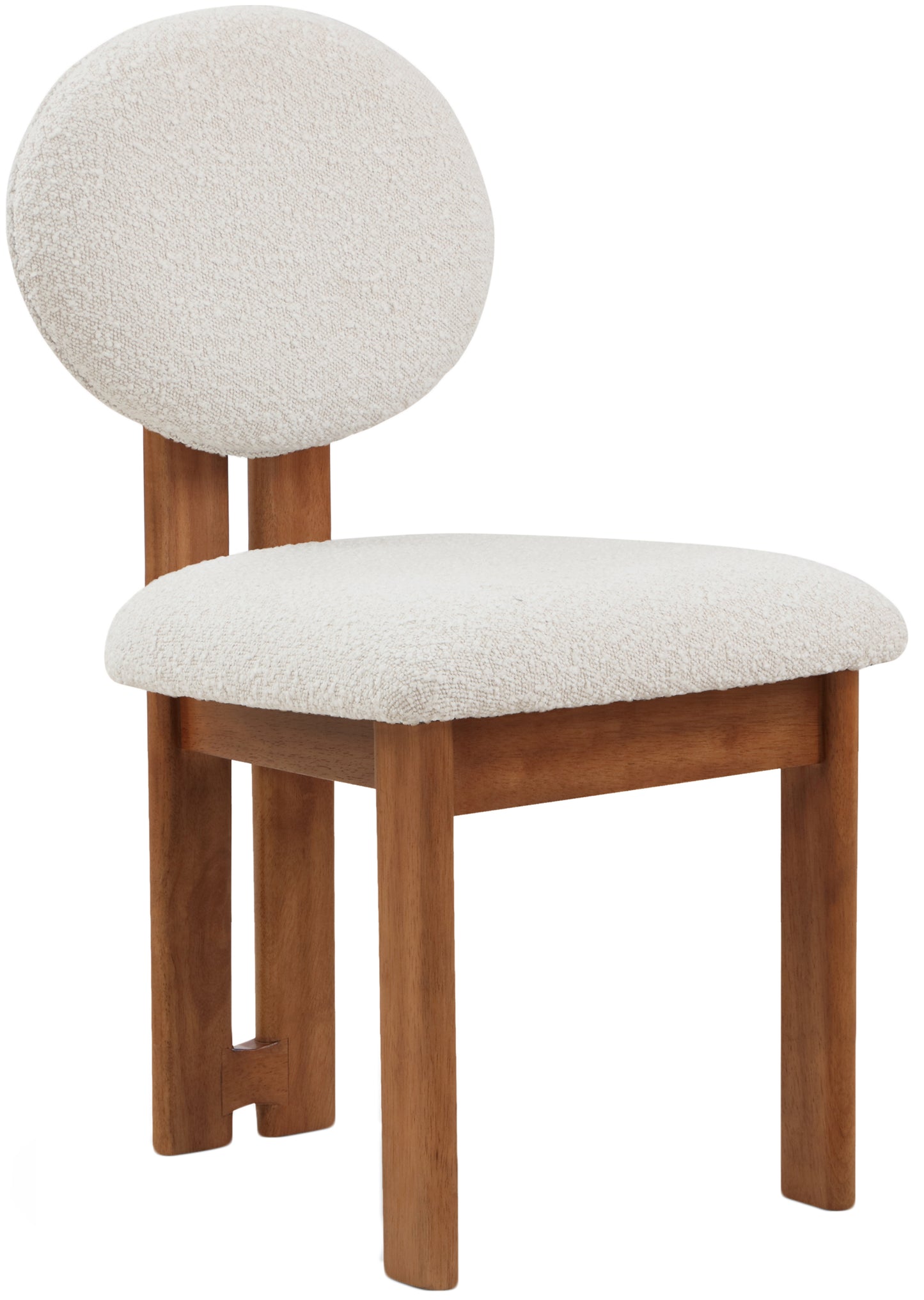 manchester cream boucle fabric dining chair