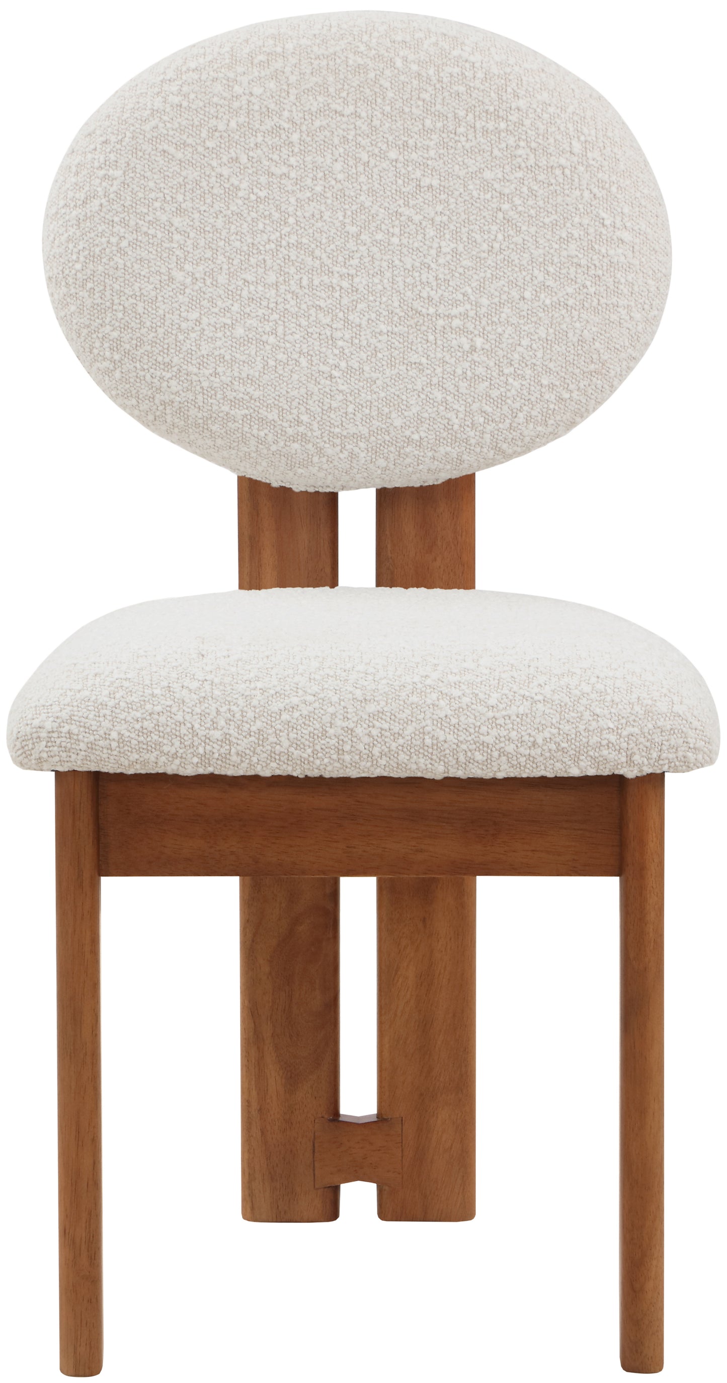 manchester cream boucle fabric dining chair