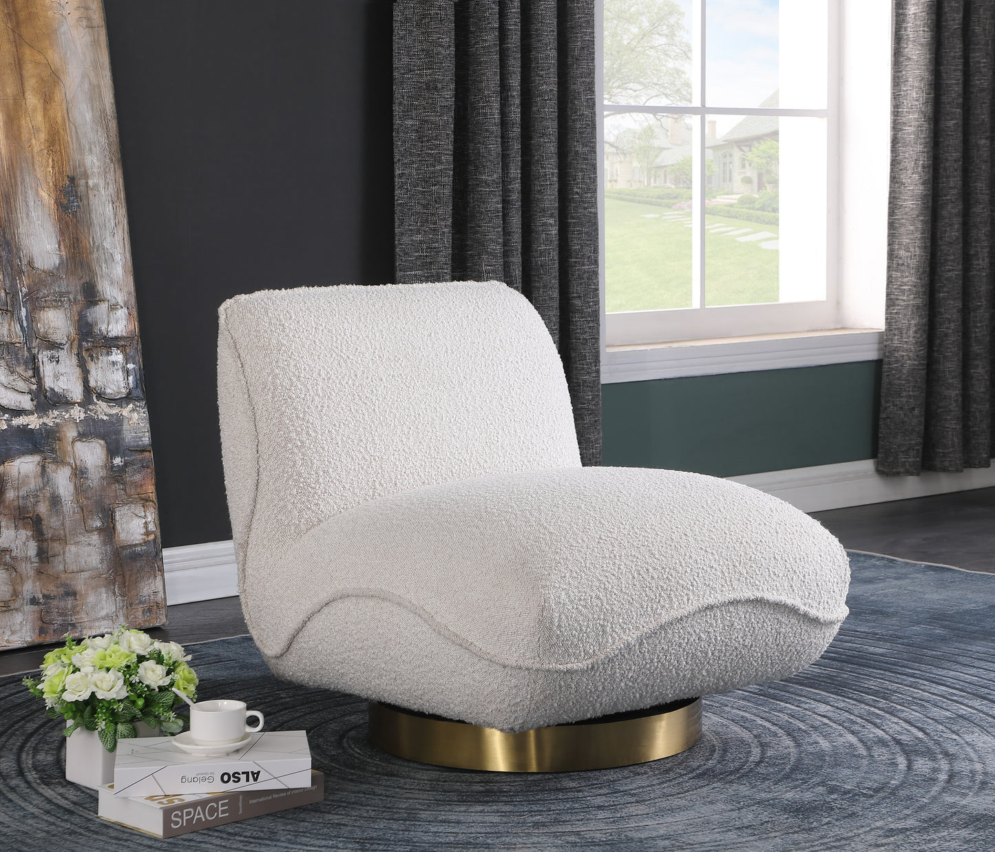 swivel accent chair