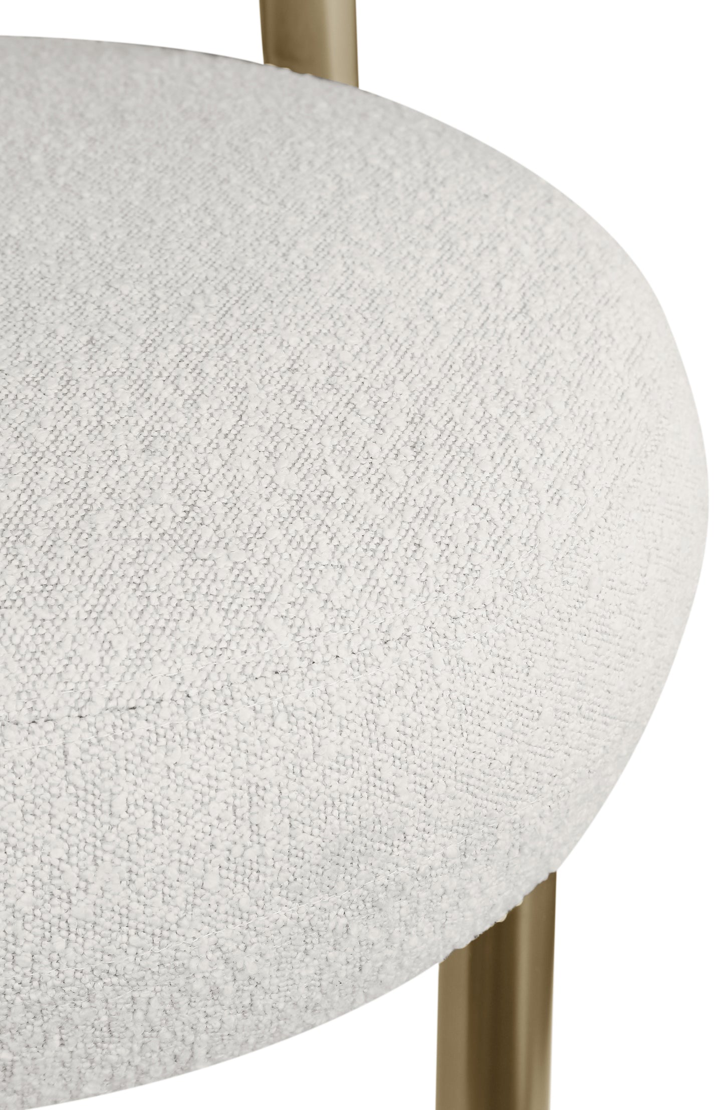 poppy cream boucle fabric accent chair cream