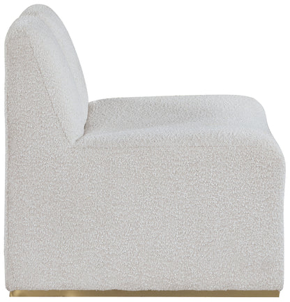 Johanna Cream Boucle Fabric Accent Chair Cream