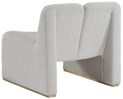 Johanna Cream Boucle Fabric Accent Chair Cream