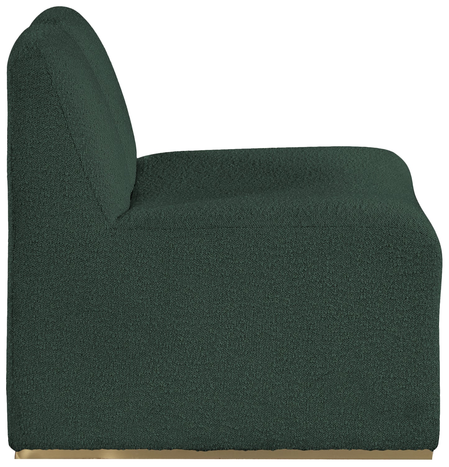 johanna green boucle fabric accent chair green