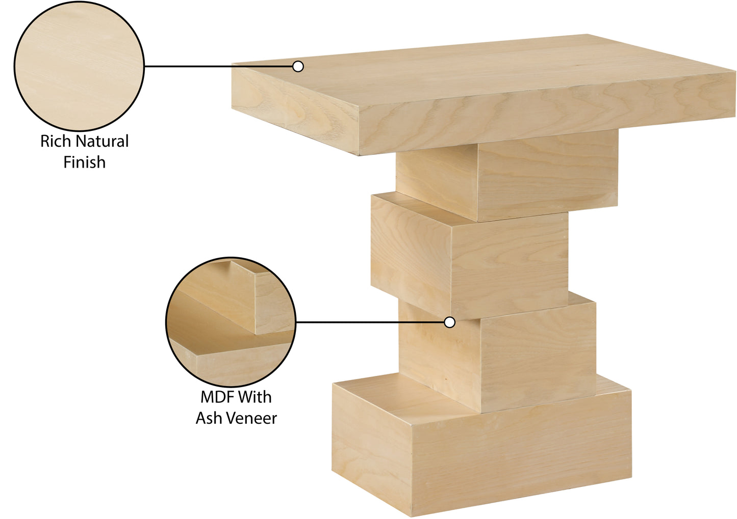 tremblay natural end table et