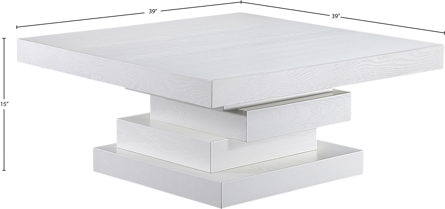 tremblay off-white coffee table ct