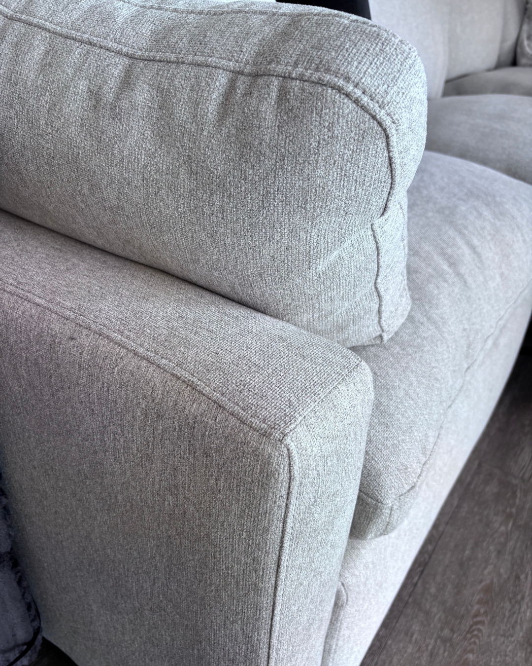 shirley power reclining gray modular sectional