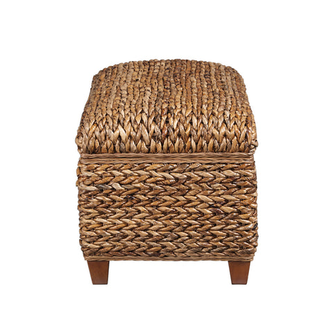 Bartole Hand-Woven Banana Leaf Storage Trunk AmberAmber
