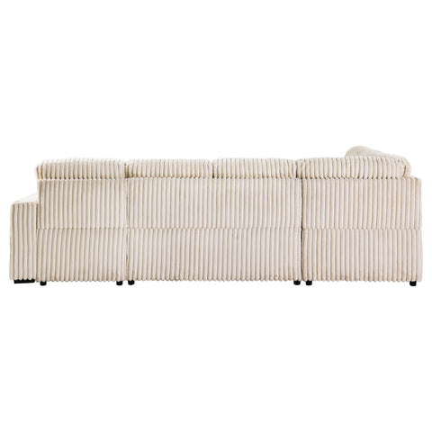 Sabat Sleeper Sectional Sofa Storage Chaise Camel