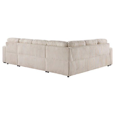 Sabat Sleeper Sectional Sofa Storage Chaise Camel