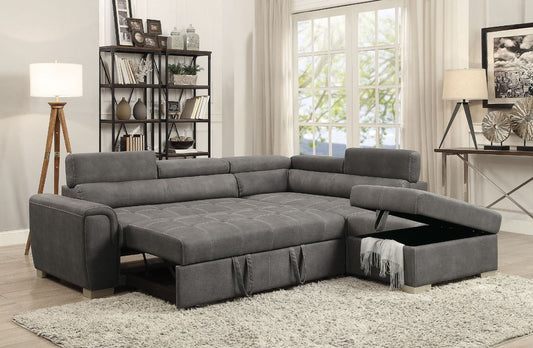 SECTIONAL SOFA W/PULL-OUT BED