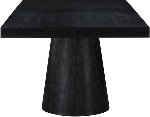 Carlyle Black Oak Veneer Dining Table (3 Boxes)
