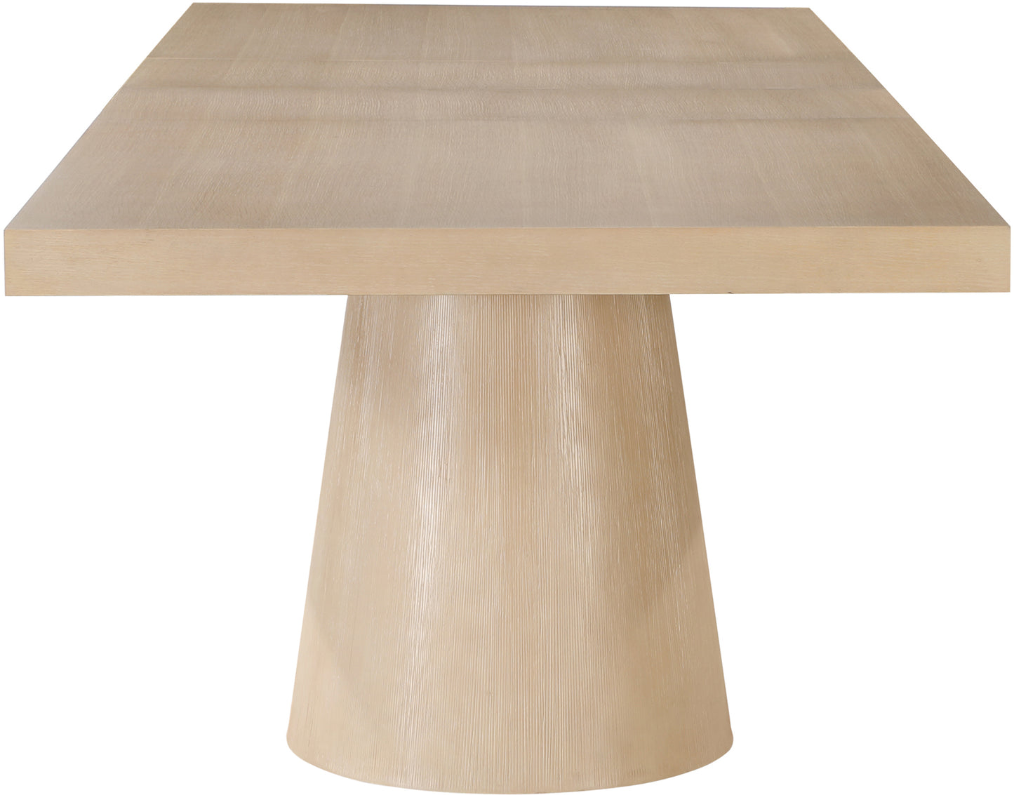 carlyle natural oak veneer dining table (3 boxes)