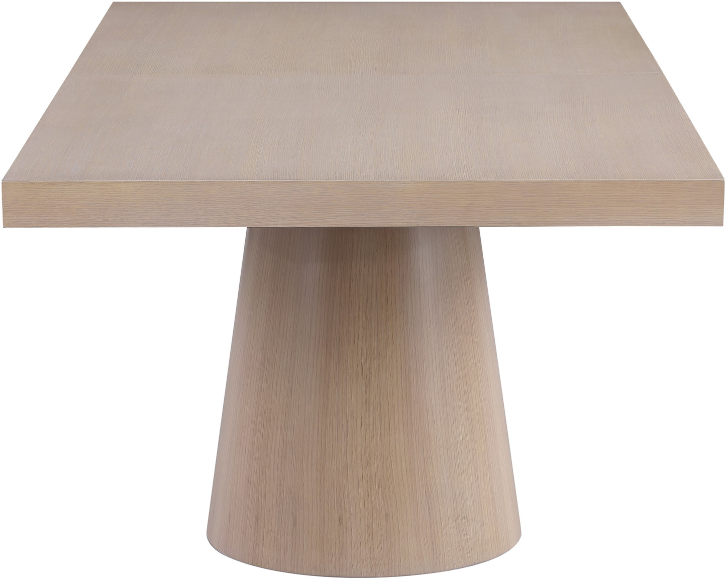 carlyle natural oak veneer dining table (3 boxes)