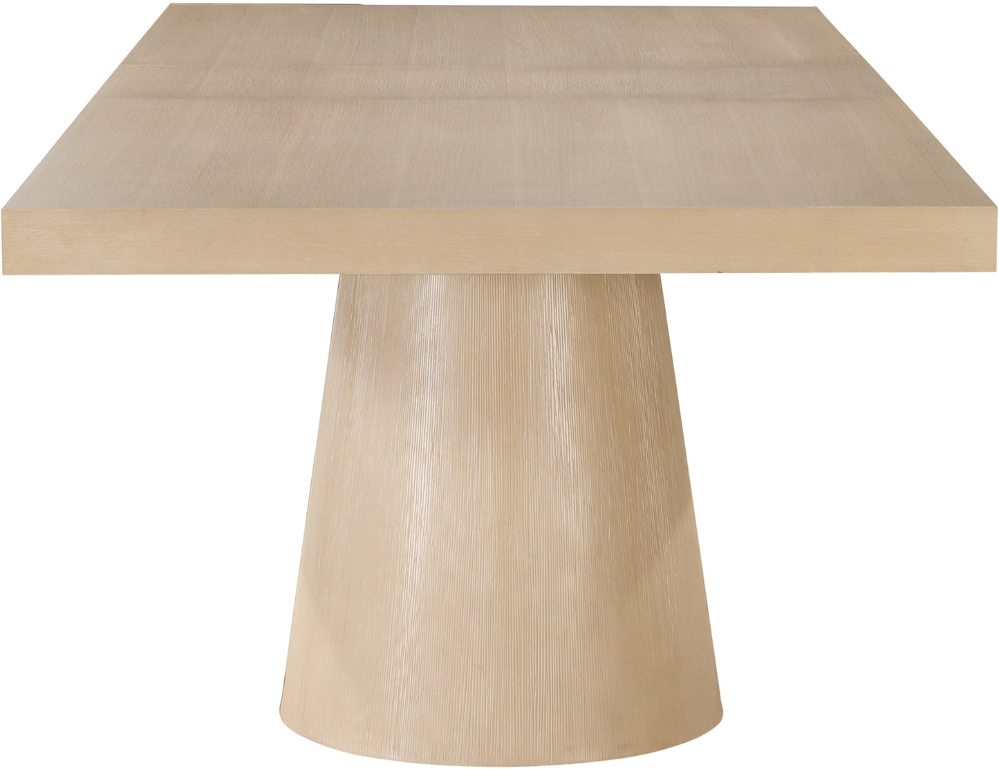 carlyle natural oak veneer dining table (3 boxes)