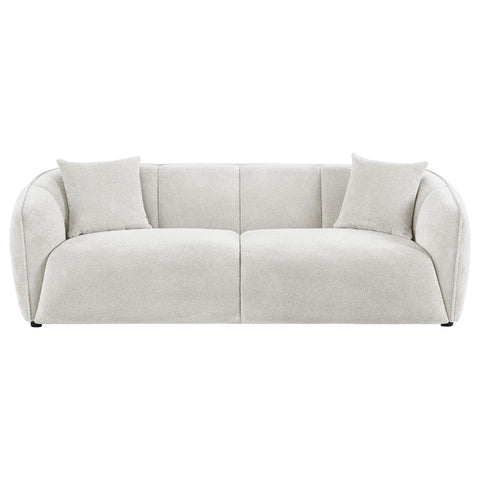 Dayes Fabric Upholstered Sofa Sand