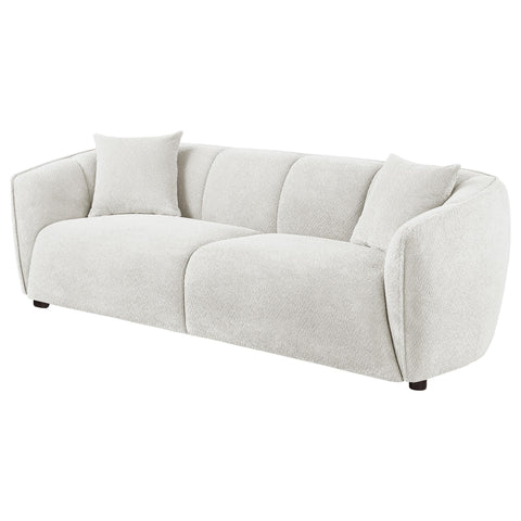 Dayes Fabric Upholstered Sofa Sand