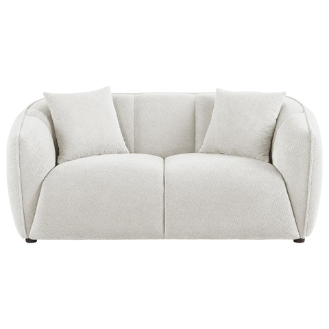 Dayes Fabric Upholstered Loveseat Sand