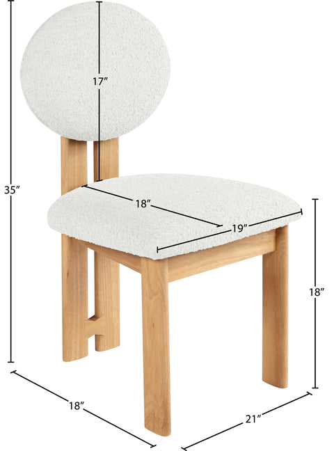Belsa Cream Dining Chair C
