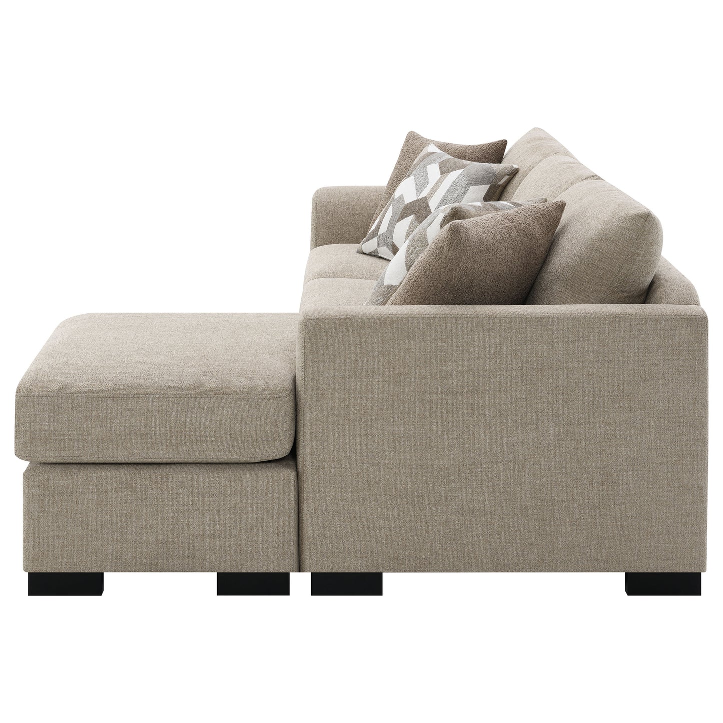 deanna upholstered sleeper sectional chaise sofa camel