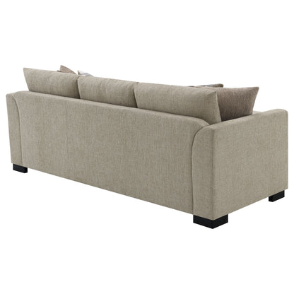 Deanna Upholstered Sleeper Sectional Chaise Sofa Camel