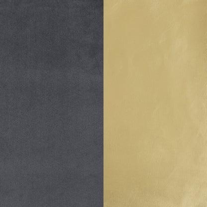 Spring Velvet Upholstered Curved Sofa Dark GreyDark Grey