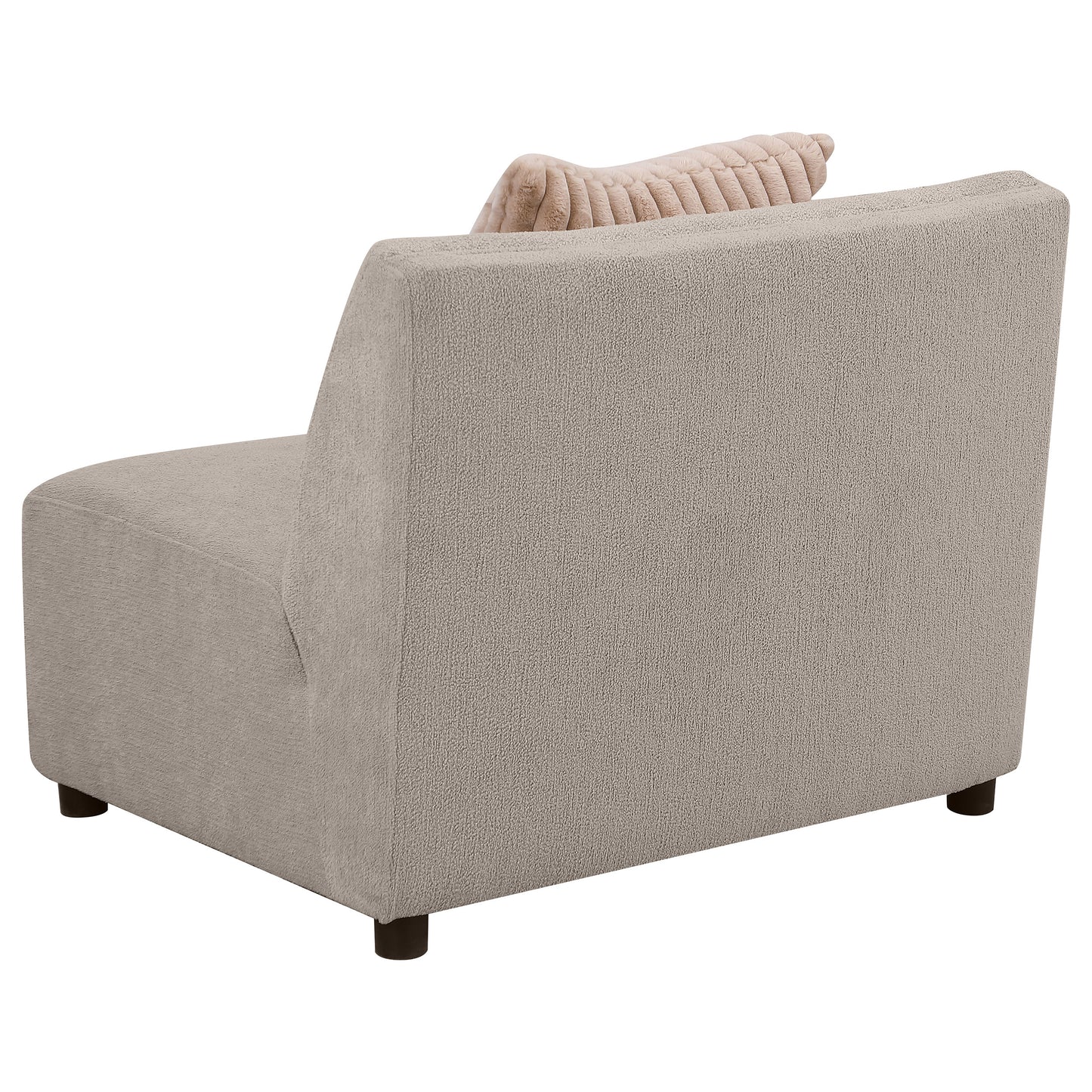 cory upholstered armless chair greigegreige