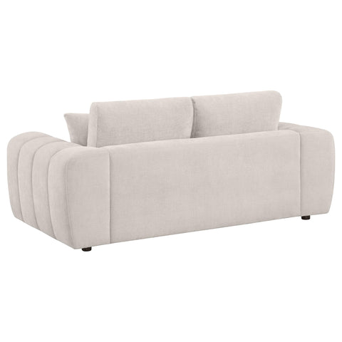 Elysia 2-piece Chenille Upholstered Sofa Set Ivory