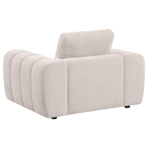 Elysia Chenille Upholstered Accent Chair Ivory