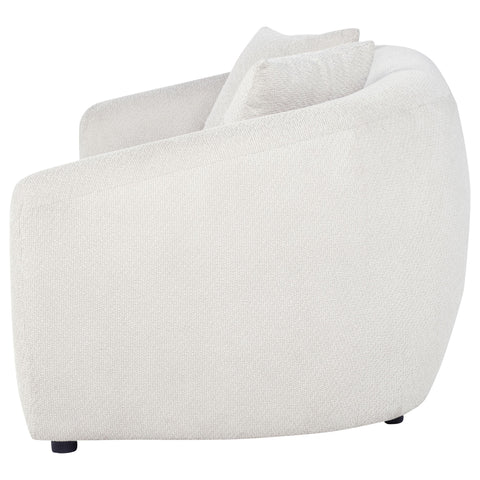 Atlantic Fabric Upholstered Loveseat Sand