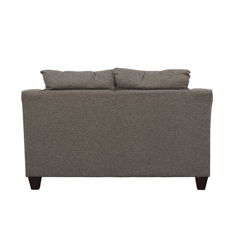 Howie Upholstered Flared Arm Loveseat Charcoal GreyCharcoal Grey