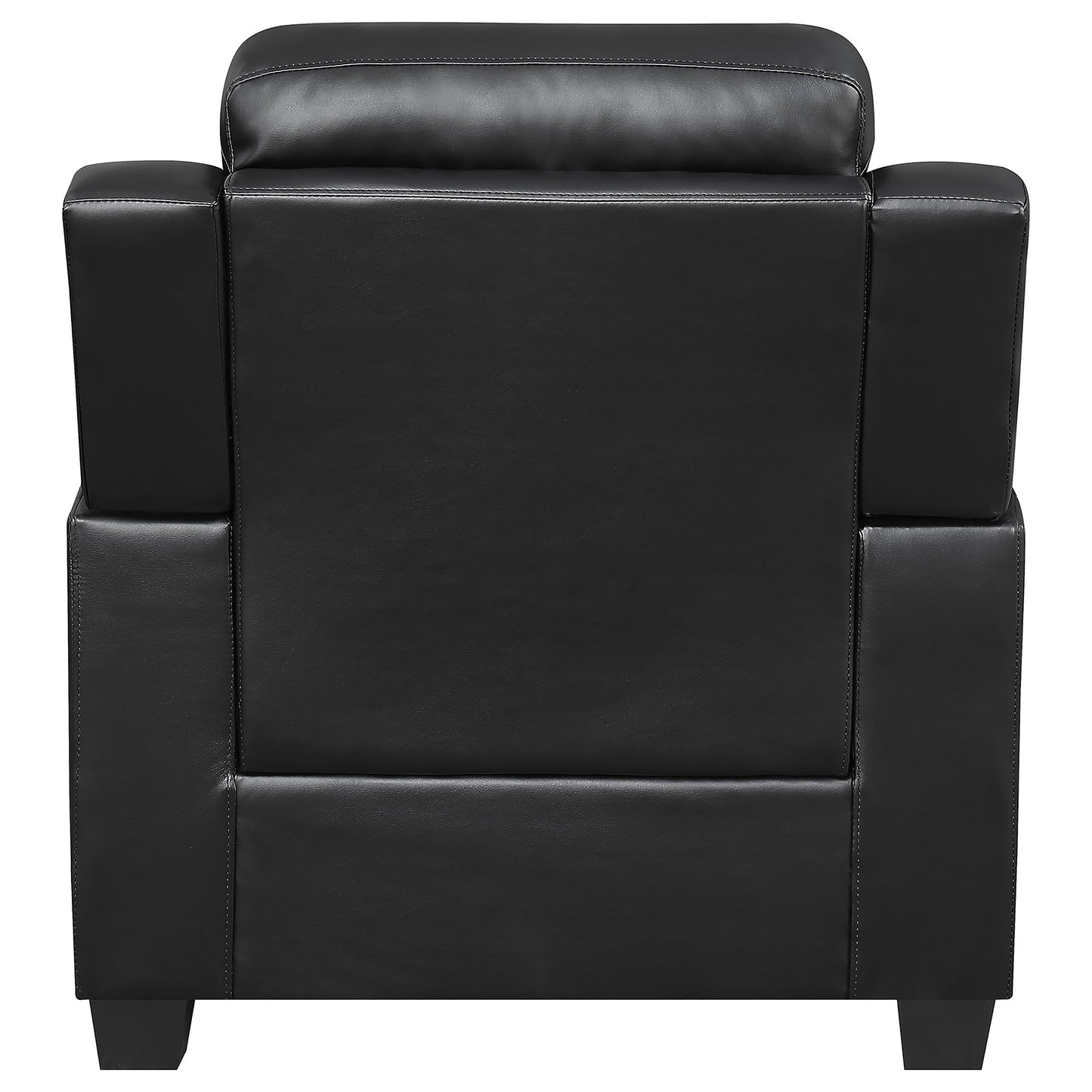 elizabeth upholstered padded arm tufted accent chair blackblack