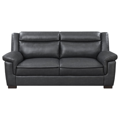 Hayes Upholstered Padded Arm Sofa GreyGrey