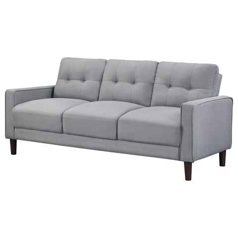 Loannis Upholstered Track Arm Tufted Sofa GreyGrey