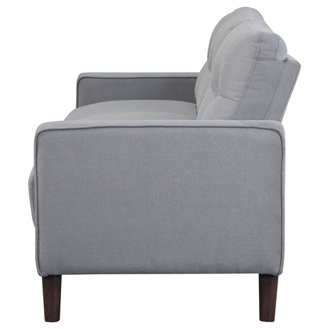 Loannis Upholstered Track Arm Tufted Sofa GreyGrey