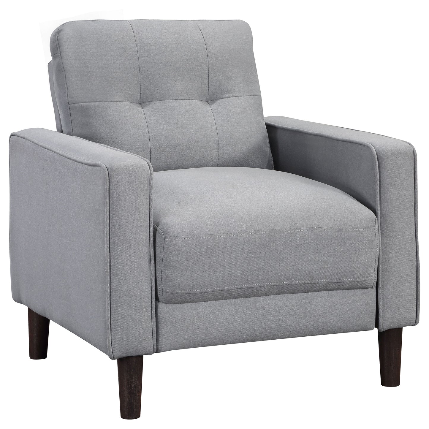 loannis upholstered track arm tufted accent chair greygrey