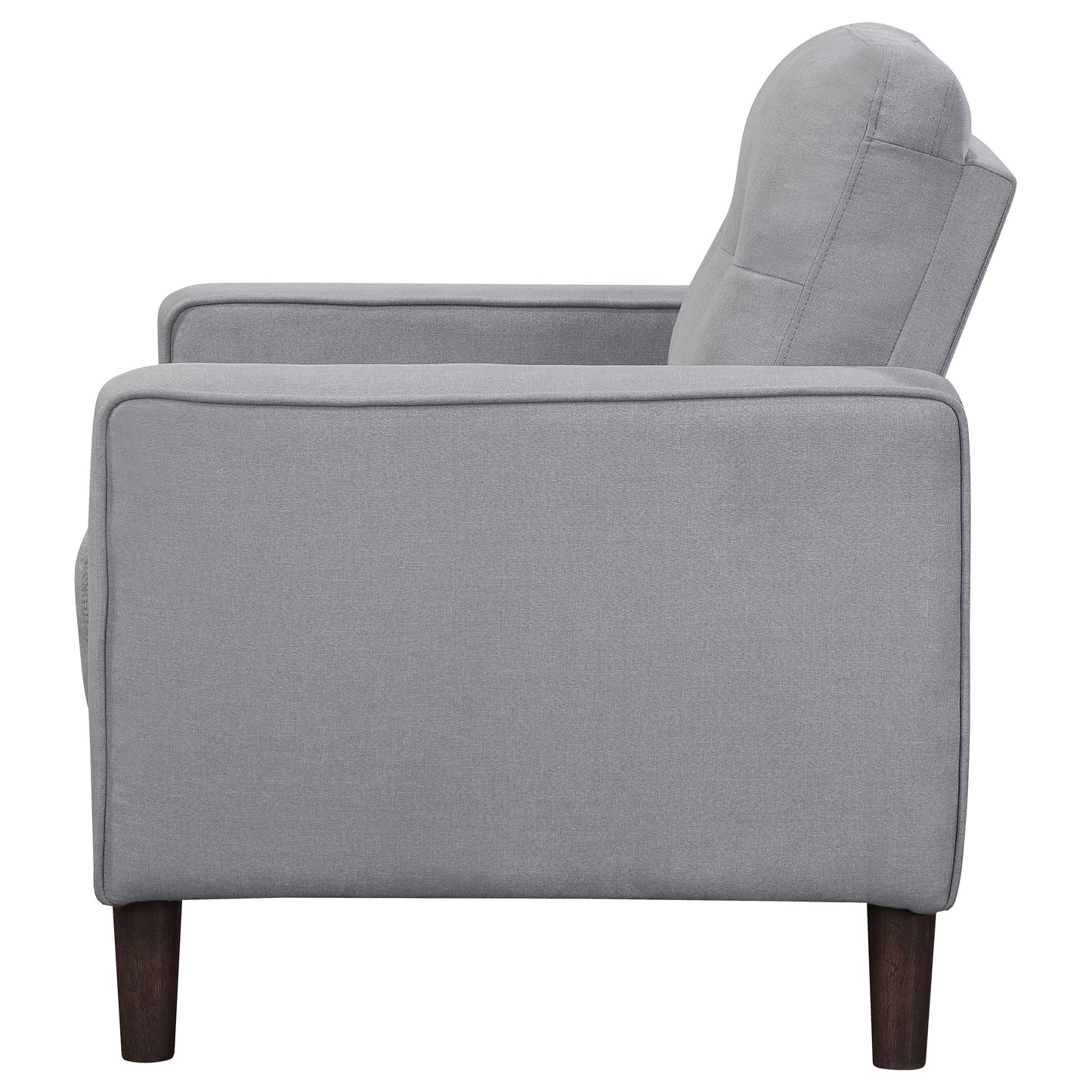 loannis upholstered track arm tufted accent chair greygrey