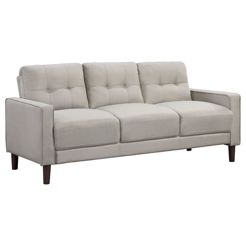 Loannis 3-piece Upholstered Track Arm Tufted Sofa Set BeigeBeige
