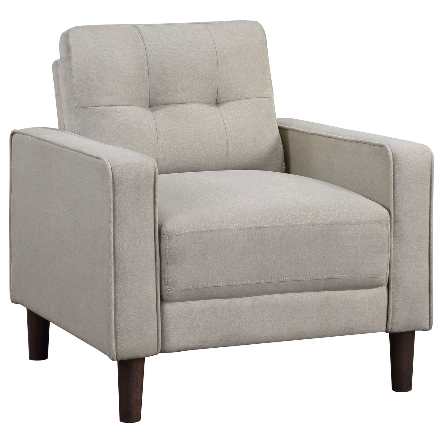 loannis upholstered track arm tufted accent chair beigebeige