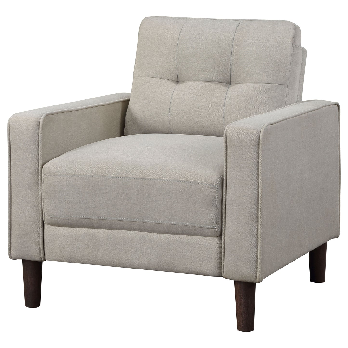 loannis upholstered track arm tufted accent chair beigebeige