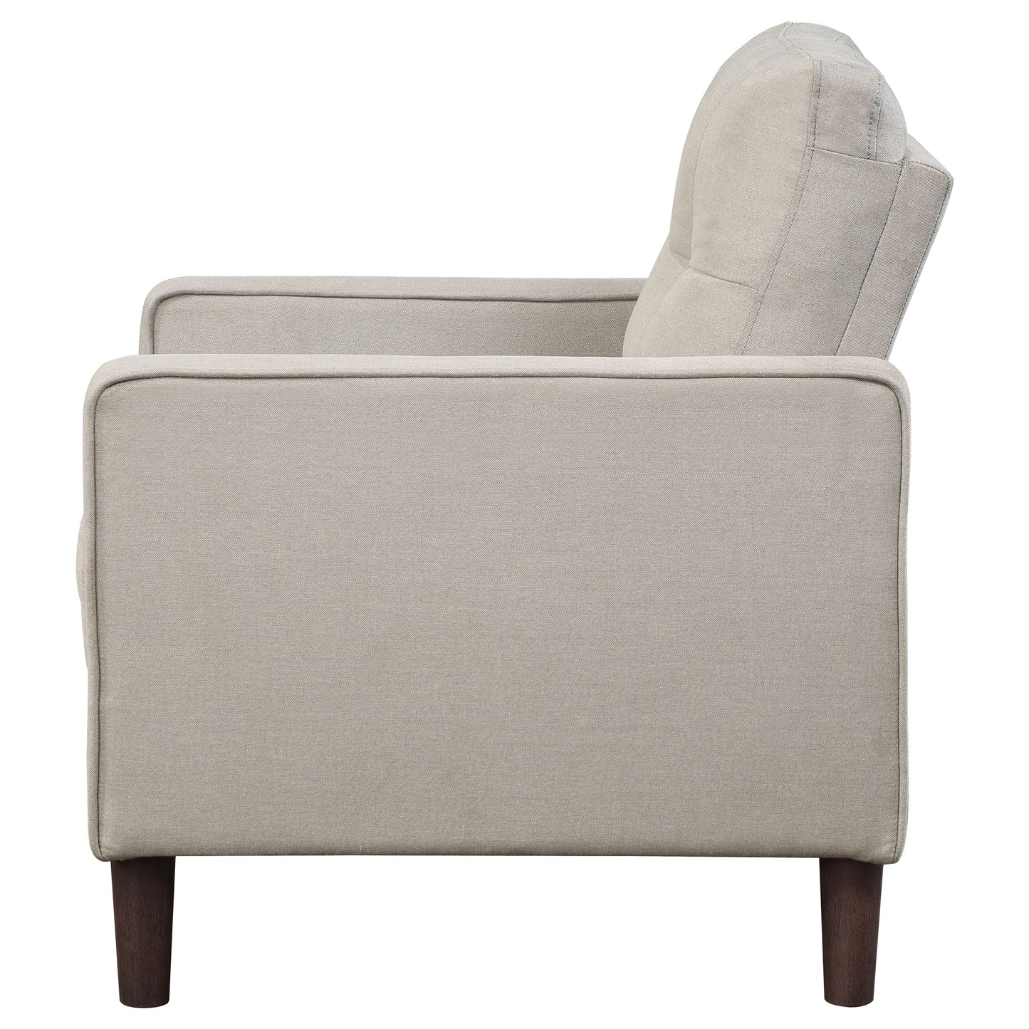 loannis upholstered track arm tufted accent chair beigebeige