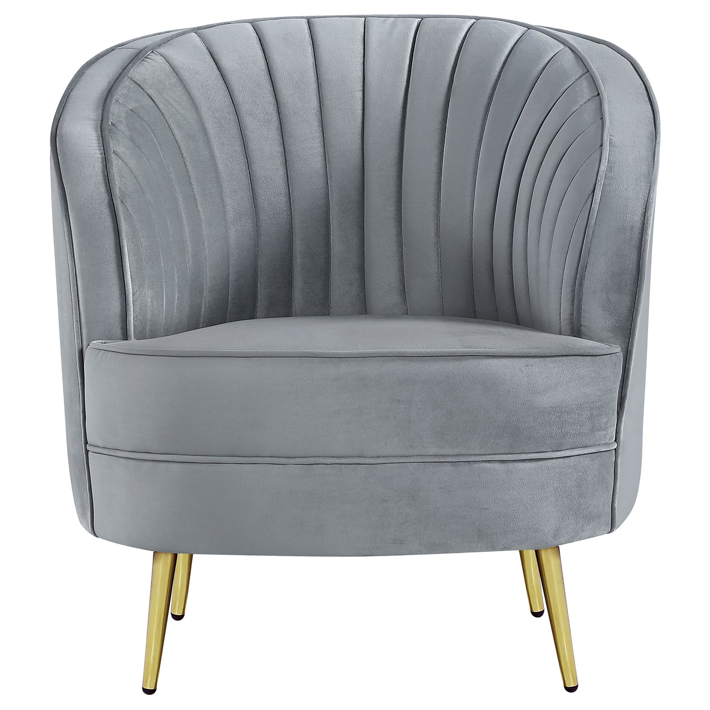 torres upholstered channel tufted barrel accent chair greygrey