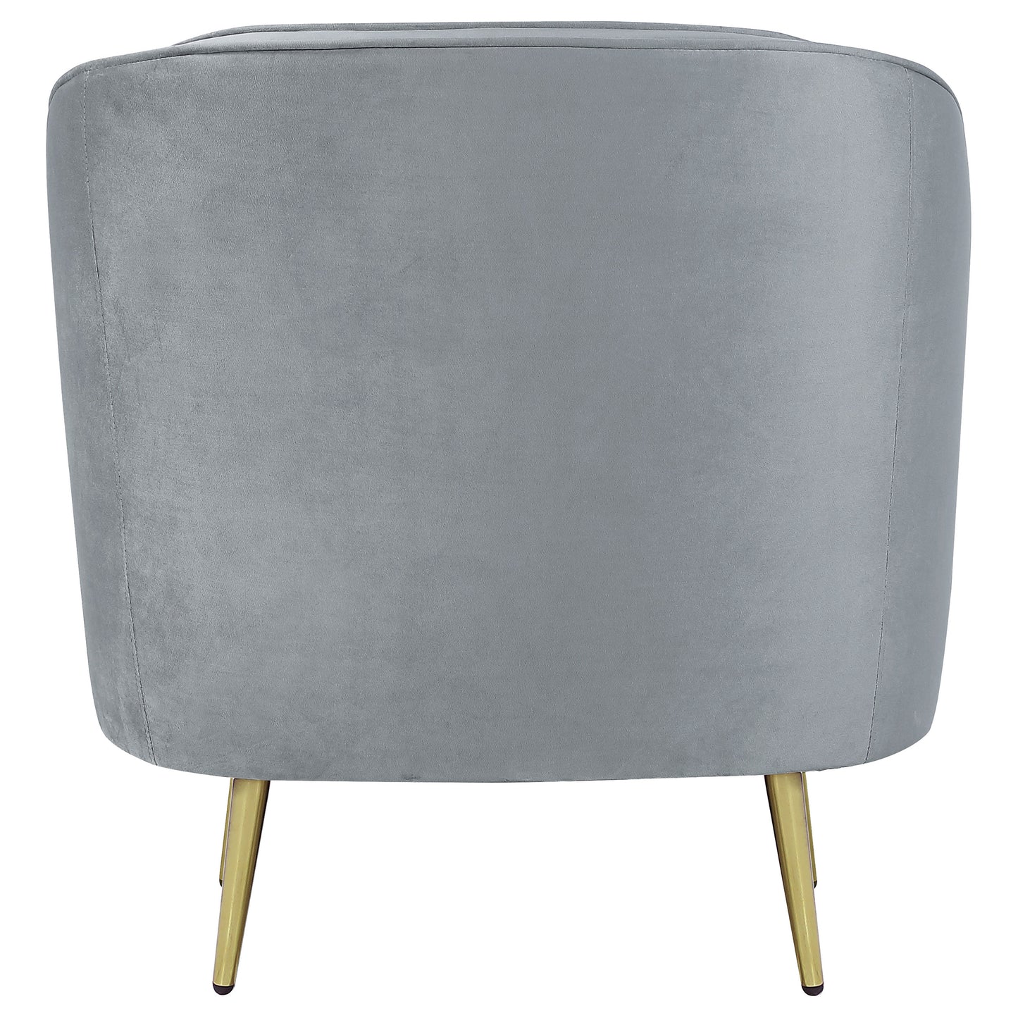 torres upholstered channel tufted barrel accent chair greygrey