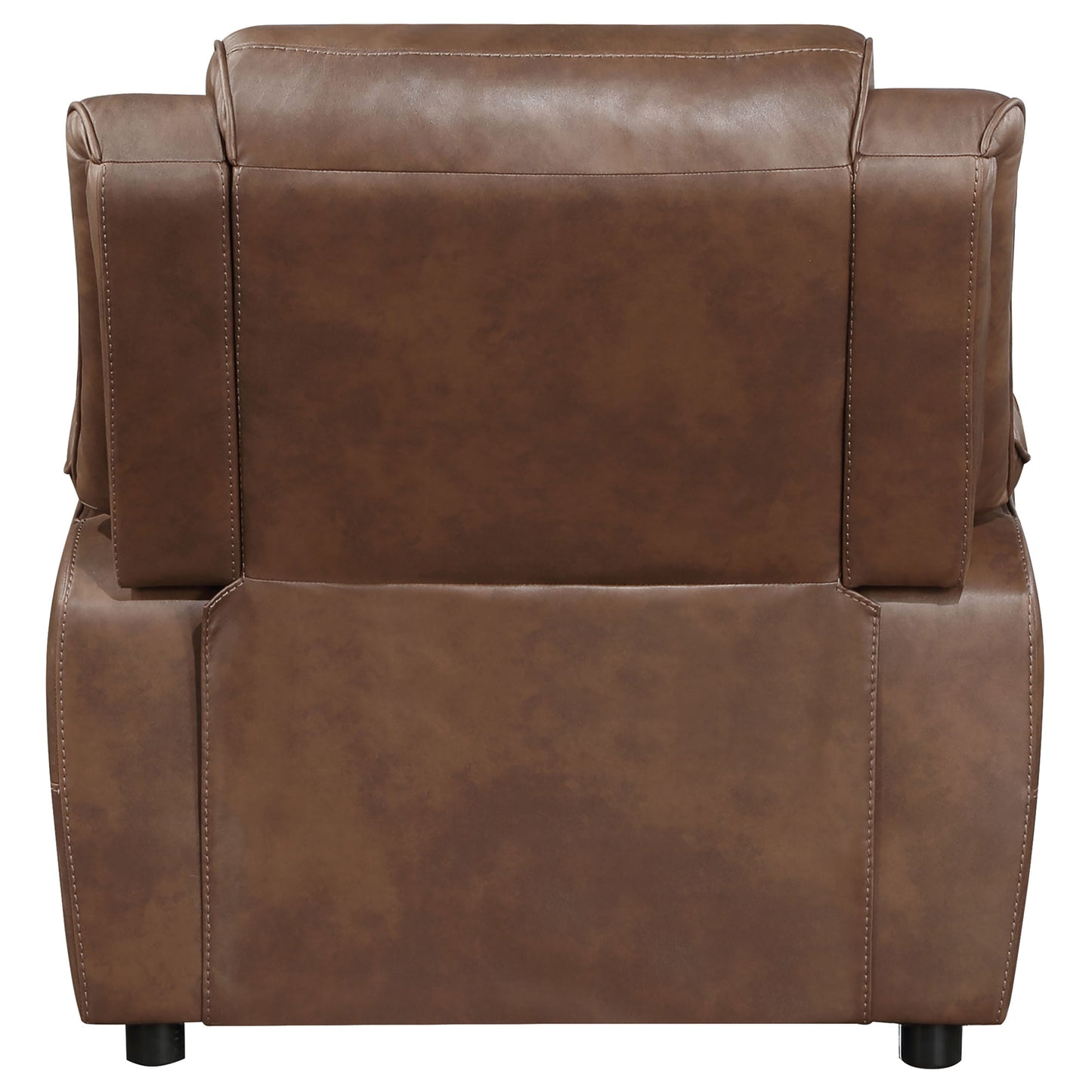 elk upholstered padded arm accent chair dark brown