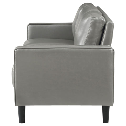 Calloway Upholstered Track Arm Sofa GreyGrey